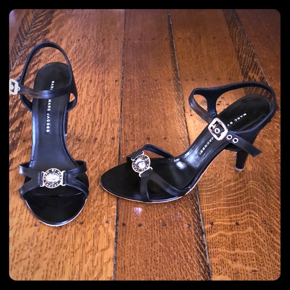 Marc by Marc Jacobs Black High Heel Sandals
